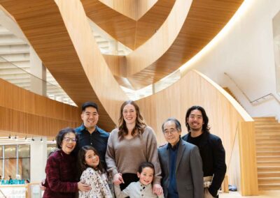 family session at the library